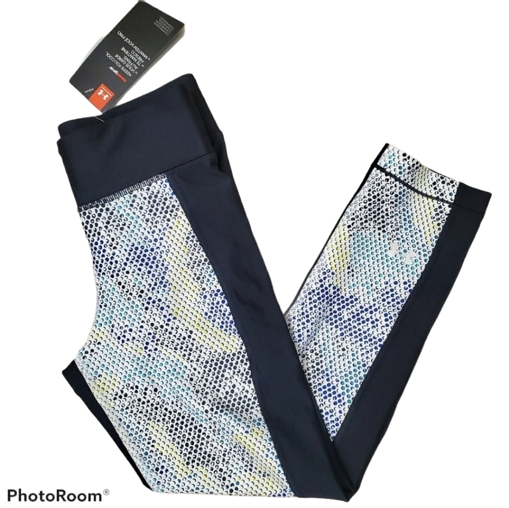 NWT Under Armour Heatgear Compression Capris J64